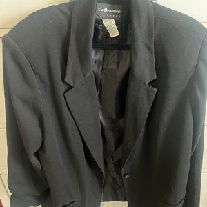 Plus Size Black Blazer